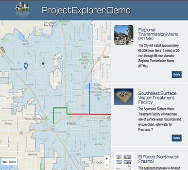 ProjectExplorer on Computer Screen